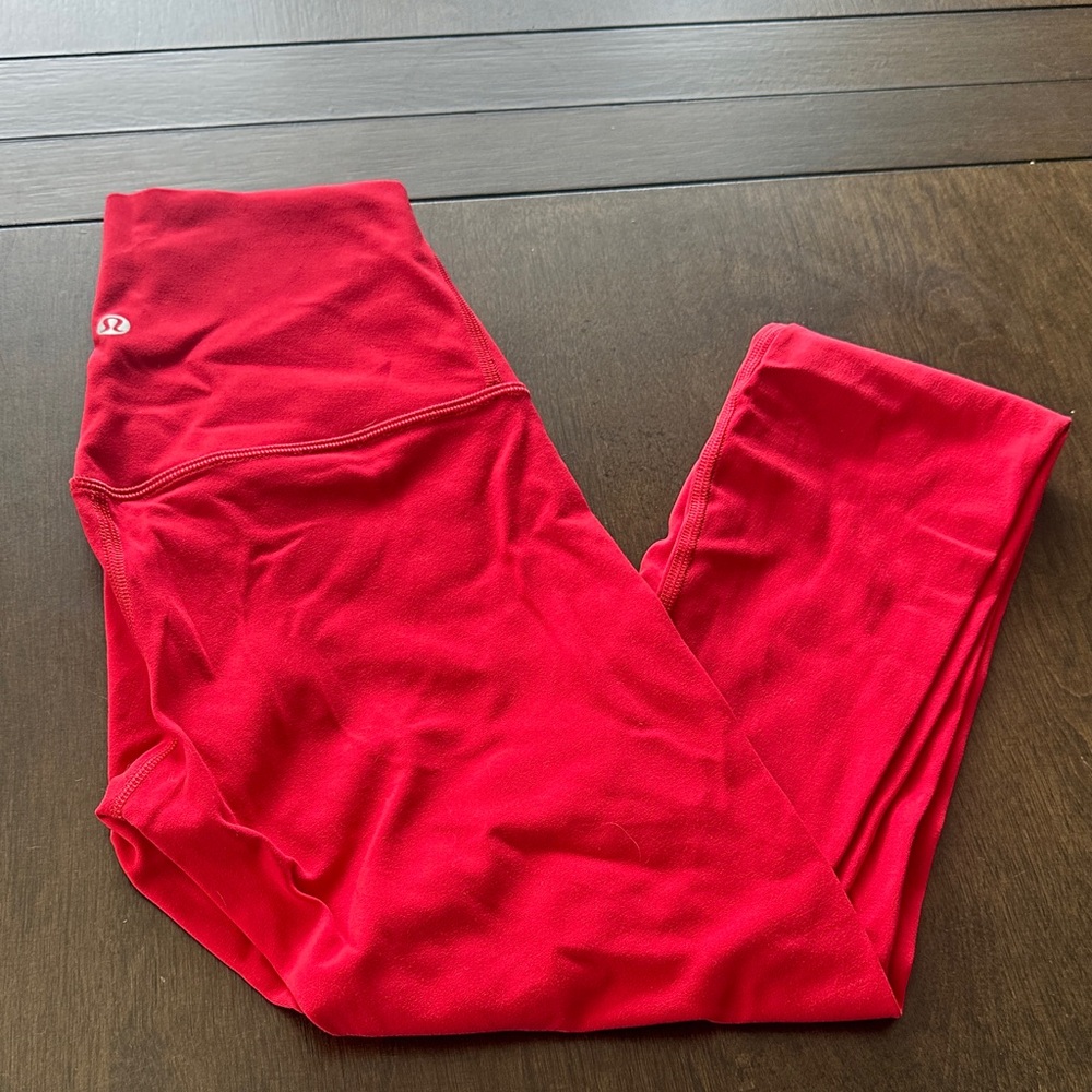 lululemon athletica Red Leggings